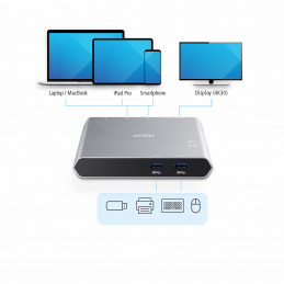 ATEN US3310 KVM-kytkin Hopea