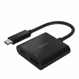 Belkin AVC002BTBK keskitin USB 3.2 Gen 1 (3.1 Gen 1) Type-C Musta