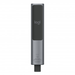 Logitech Spotlight Presentation Remote Wifi-esittelylaite Bluetooth RF Harmaa