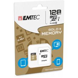 Emtec microSD Class10 Gold+ 128GB MicroSDXC Luokka 10