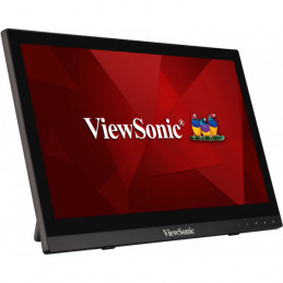 Viewsonic TD1630-3 kosketusnäyttö 39,6 cm (15.6") 1366 x 768 pikseliä Multi-touch Monikäyttäjä Musta