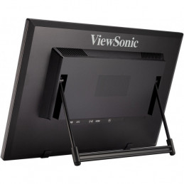 Viewsonic TD1630-3 kosketusnäyttö 39,6 cm (15.6") 1366 x 768 pikseliä Multi-touch Monikäyttäjä Musta