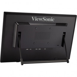 Viewsonic TD1630-3 kosketusnäyttö 39,6 cm (15.6") 1366 x 768 pikseliä Multi-touch Monikäyttäjä Musta