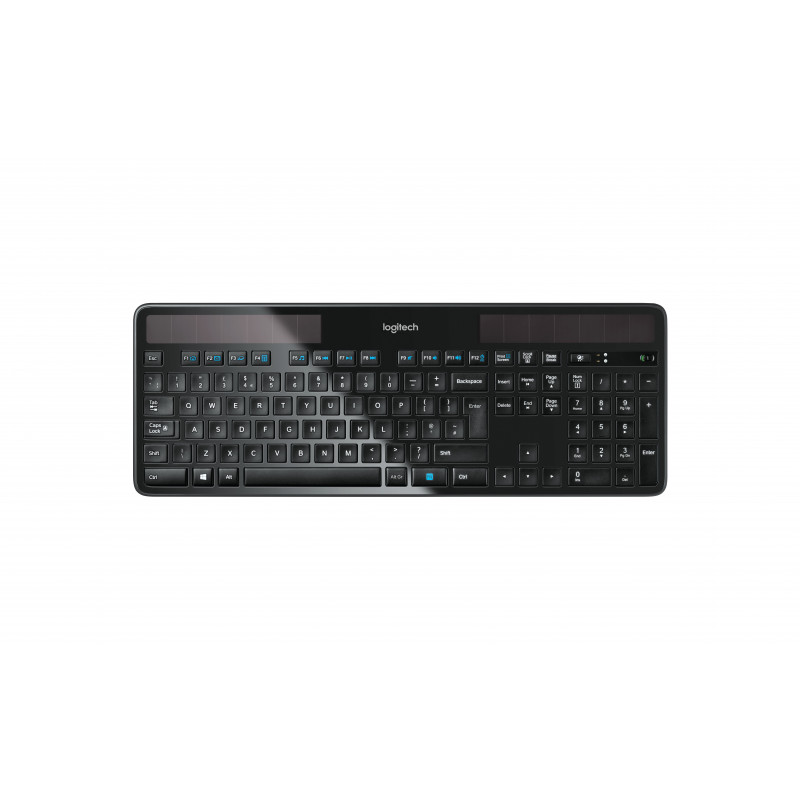 Logitech K750 näppäimistö Langaton RF QWERTY Englanti (UK) Musta