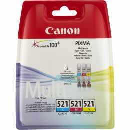 Canon 2934B010 mustekasetti 3 kpl Alkuperäinen Syaani, Magenta, Keltainen