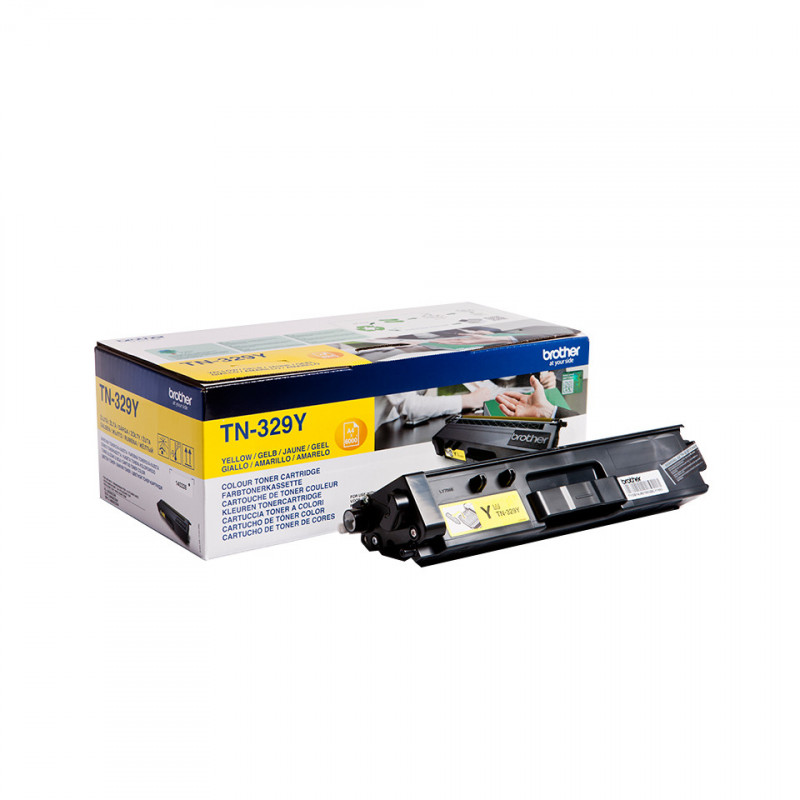 Brother TN-329Y värikasetti 1 kpl Alkuperäinen Keltainen