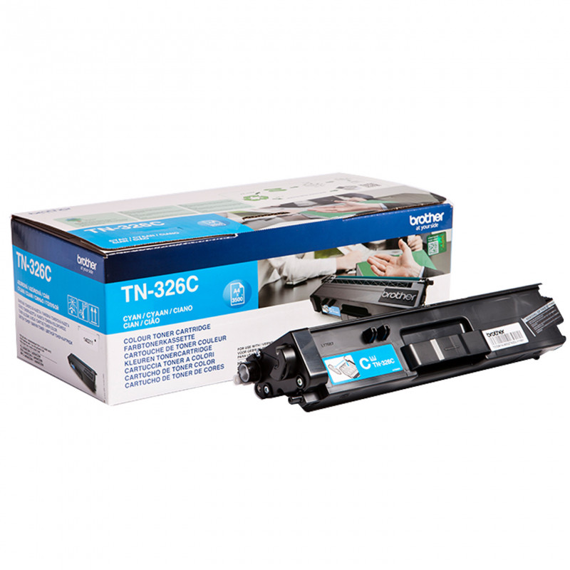 Brother TN-326C värikasetti 1 kpl Alkuperäinen Syaani
