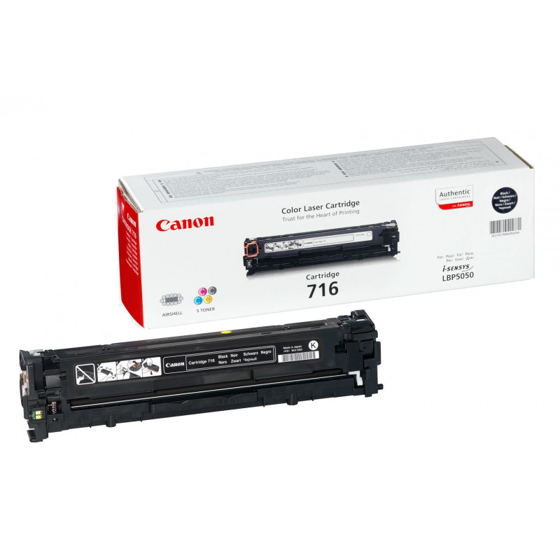 Canon Cartridge 716 Black värikasetti 1 kpl Alkuperäinen Musta