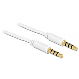 DeLOCK 83441 audiokaapeli 2 m 3.5mm Valkoinen