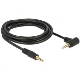 DeLOCK 83758 audiokaapeli 3 m 3.5mm Musta