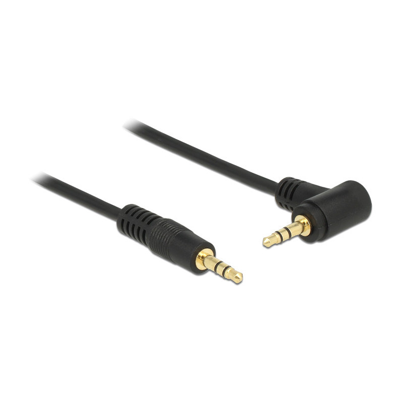 DeLOCK 0.5m 3.5mm M M audiokaapeli 0,5 m Musta