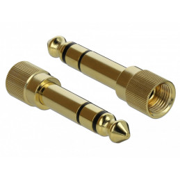 DeLOCK 85780 audiokaapeli 1 m 3.5mm Musta, Harmaa