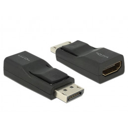 DeLOCK Displayport HDMI Musta