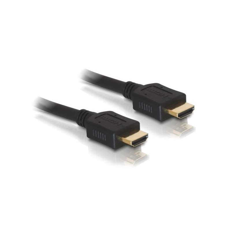 DeLOCK HDMI 1.3 Cable - 3m HDMI-kaapeli Musta