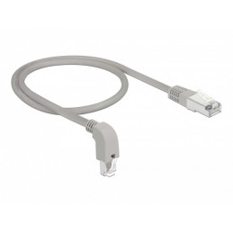 DeLOCK 85864 verkkokaapeli Harmaa 0,5 m Cat6 S FTP (S-STP)
