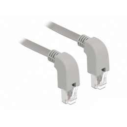 DeLOCK 85858 verkkokaapeli Harmaa 0,5 m Cat5e SF UTP (S-FTP)