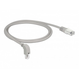 DeLOCK 85856 verkkokaapeli Harmaa 1 m Cat5e SF UTP (S-FTP)