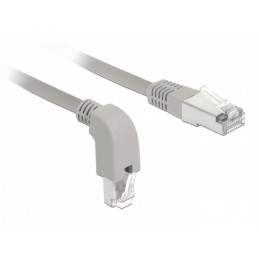 DeLOCK 85855 verkkokaapeli Harmaa 0,5 m Cat5e SF UTP (S-FTP)