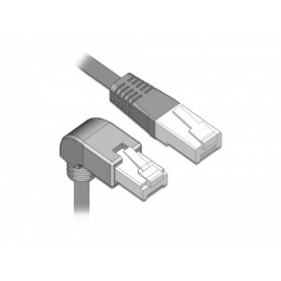DeLOCK 85855 verkkokaapeli Harmaa 0,5 m Cat5e SF UTP (S-FTP)