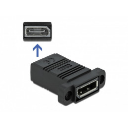 DeLOCK 81309 videokaapeli-adapteri DisplayPort Musta