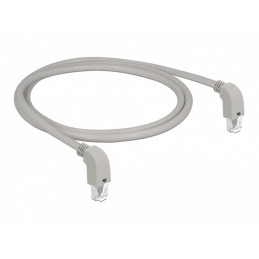 DeLOCK 85877 verkkokaapeli Harmaa 1 m Cat6a S FTP (S-STP)