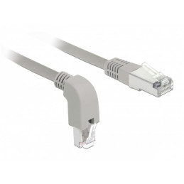 DeLOCK 85874 verkkokaapeli Harmaa 1 m Cat6a S FTP (S-STP)