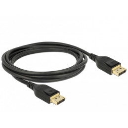 DeLOCK 85660 DisplayPort-kaapeli 2 m Musta