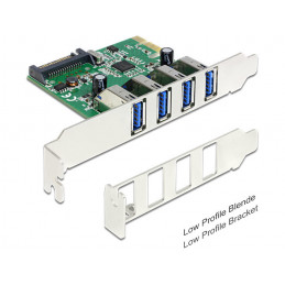 DeLOCK 89360 liitäntäkortti -sovitin Sisäinen USB 3.2 Gen 1 (3.1 Gen 1)