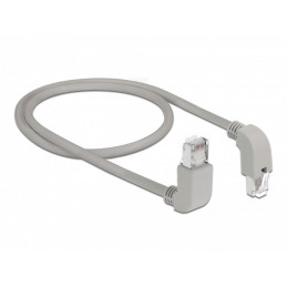 DeLOCK 85852 verkkokaapeli Harmaa 0,5 m Cat5e SF UTP (S-FTP)