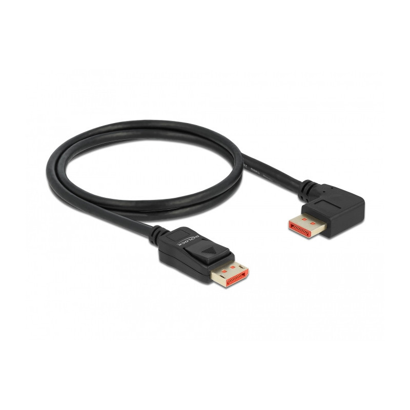 DeLOCK 87060 DisplayPort-kaapeli 1 m Musta
