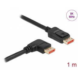 DeLOCK 87060 DisplayPort-kaapeli 1 m Musta
