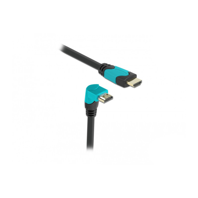 DeLOCK 86993 HDMI-kaapeli 3 m HDMI-tyyppi A (vakio) Musta, Sininen