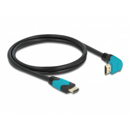 DeLOCK 86991 HDMI-kaapeli 1 m HDMI-tyyppi A (vakio) Musta, Sininen