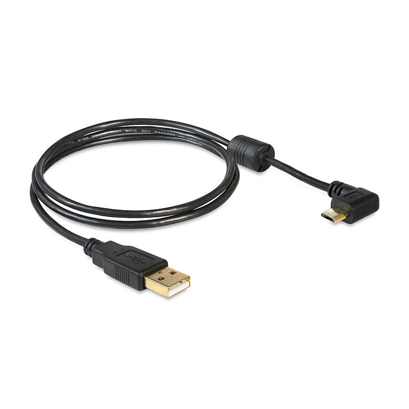 DeLOCK 83147 USB-kaapeli 1 m USB 2.0 USB A Micro-USB B Musta