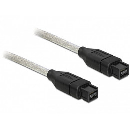 DeLOCK FireWire B B, 1.0m 1 m Harmaa