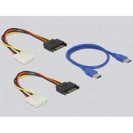 DeLOCK 41427 liitäntäkortti -sovitin Sisäinen PCIe, USB 3.2 Gen 1 (3.1 Gen 1)