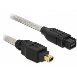 DeLOCK FireWire A B, 2.0m 2 m Harmaa