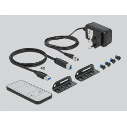 DeLOCK 11484 KVM-kytkin Musta