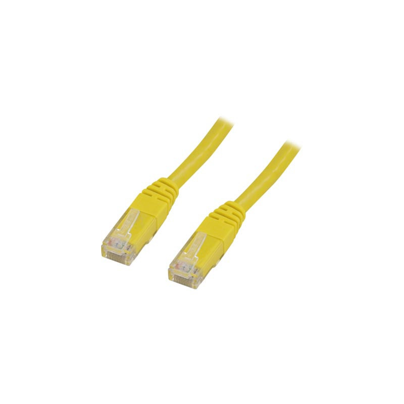 Deltaco UTP verkkokaapeli Keltainen 10 m Cat6
