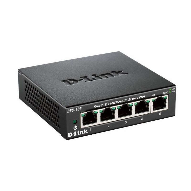 D-Link DES-105 Musta