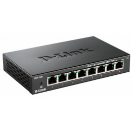 D-Link DES-108 Musta