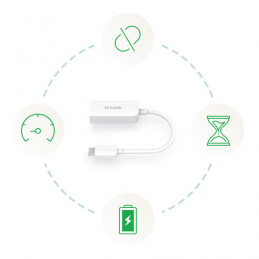 D-Link DUB-E250 verkkokortti Ethernet 2500 Mbit s