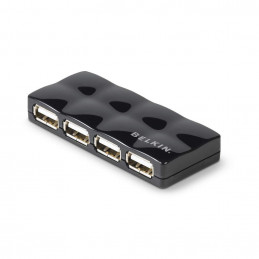 Belkin 4-Port USB 2.0 480 Mbit s Musta