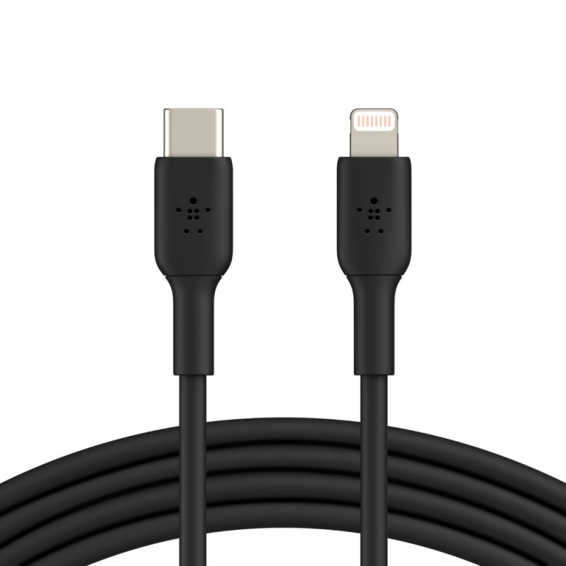 Belkin CAA003BT1MBK Lightning-kaapeli 1 m Musta