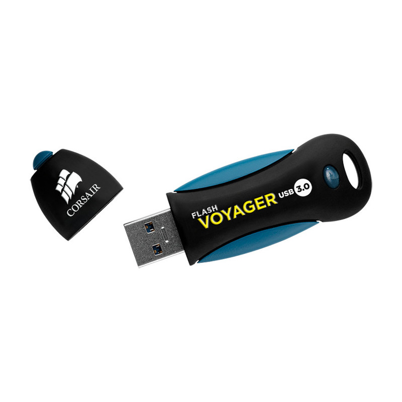 Corsair Voyager 256GB USB-muisti USB A-tyyppi 3.2 Gen 1 (3.1 Gen 1) Musta, Sininen