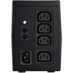 PowerWalker VI 850SE LCD IEC Linjainteraktiivinen 0,85 kVA 480 W 4 AC-pistorasia(a)