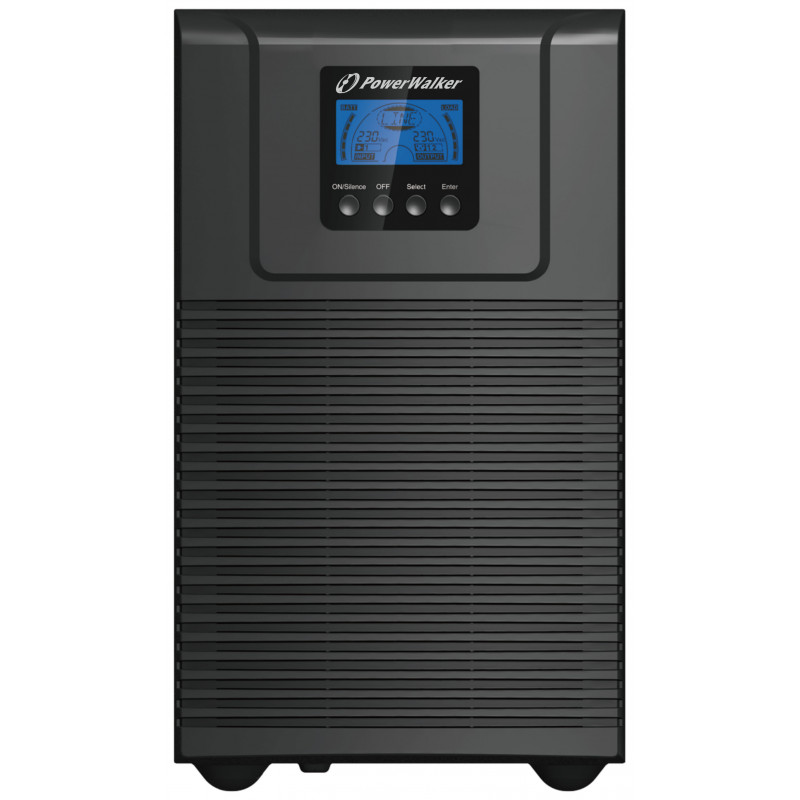 PowerWalker VFI 3000 TGB Taajuuden kaksoismuunnos (verkossa) 3 kVA 2700 W 5 AC-pistorasia(a)