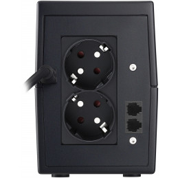 PowerWalker VI 650 SE Linjainteraktiivinen 0,65 kVA 360 W 2 AC-pistorasia(a)