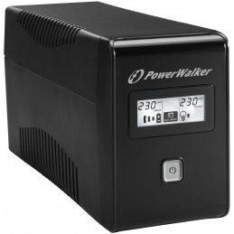 PowerWalker VI 850 LCD Linjainteraktiivinen 0,85 kVA 480 W