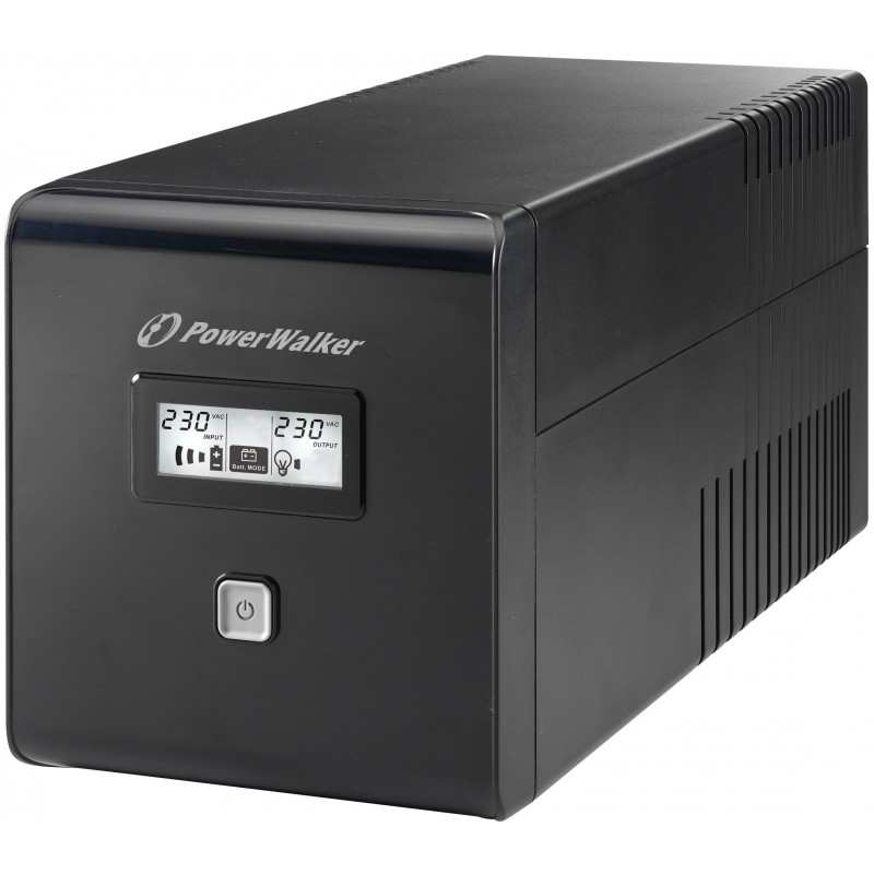 PowerWalker VI 1000 LCD 1 kVA 600 W 4 AC-pistorasia(a)